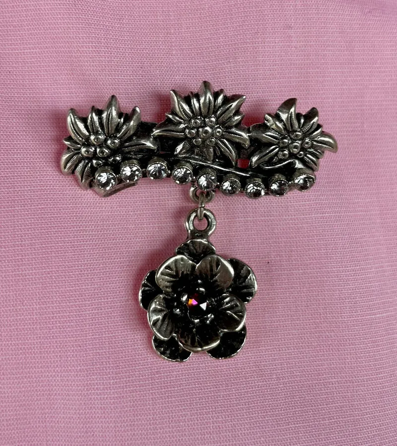 Anstecknadel Anstecker Edelweiß, Blüte