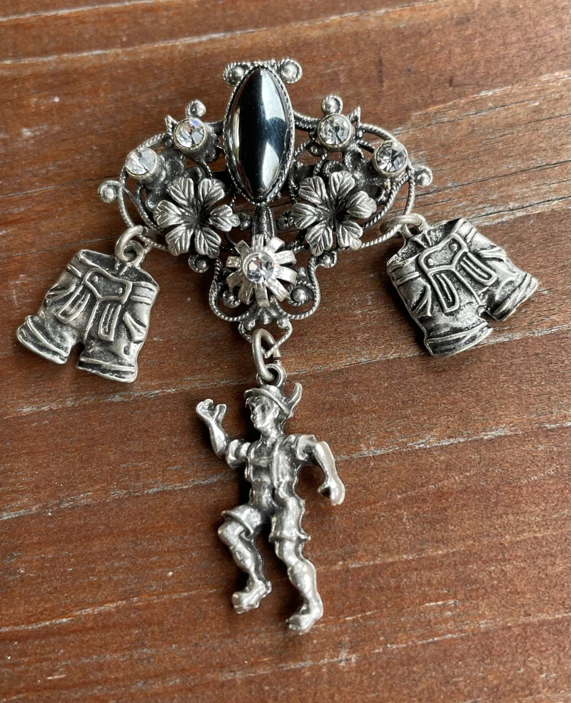 Anstecknadel Anstecker Lederhosen Trachtler