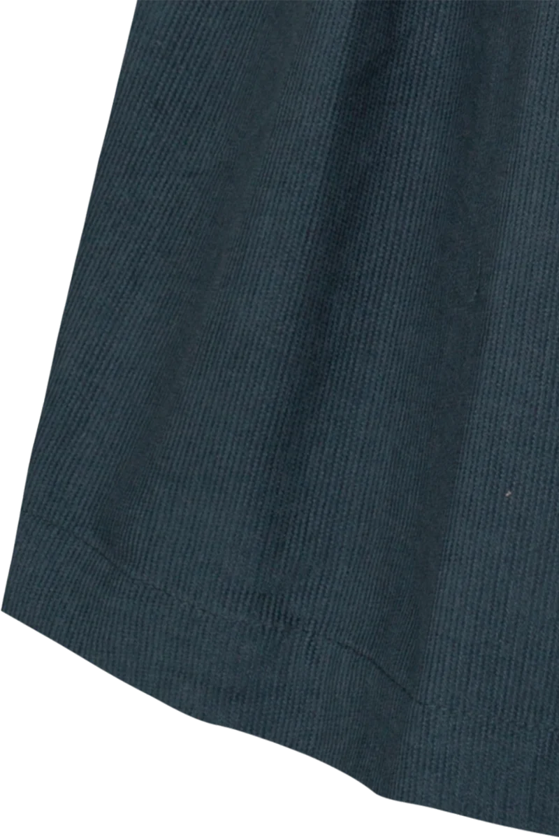 Kinderdirndl mit Cord und Baumwollbluse - blau