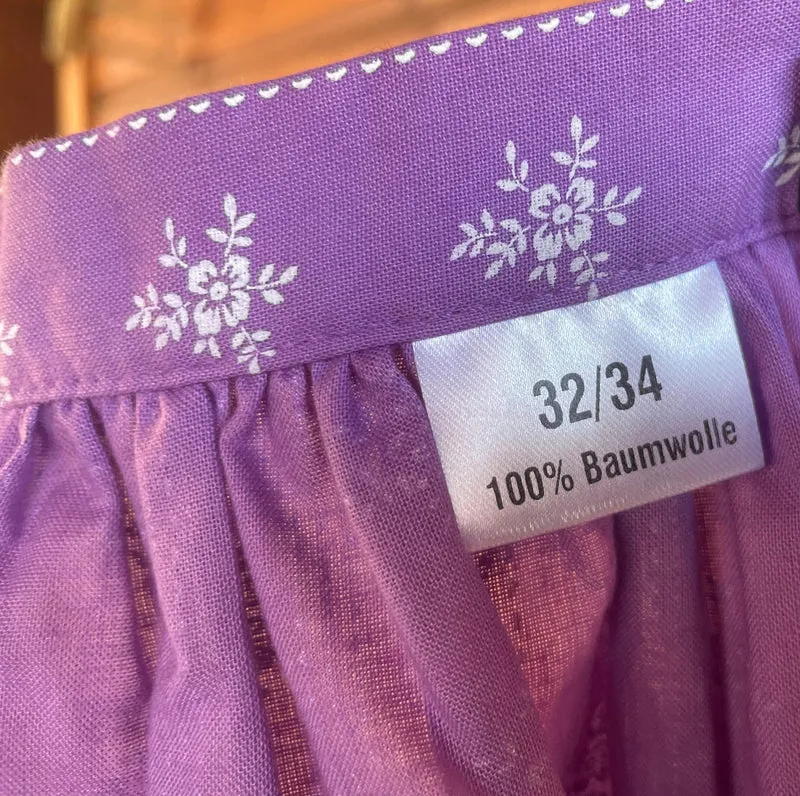 Dirndlschürze, Julia Trentini, 62, 65er, lila, Gr. 1