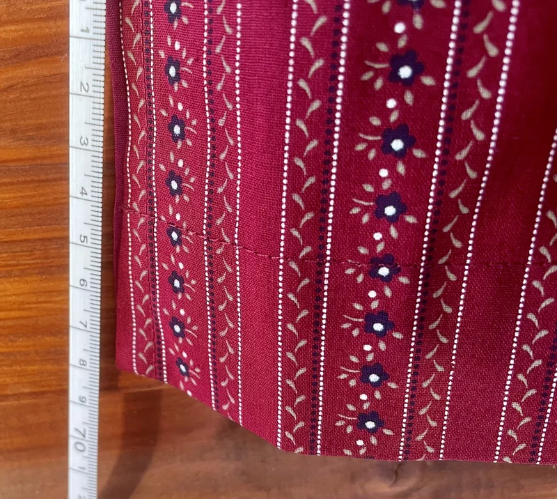 Dirndlschürze, Julia Trentini, Gr. 1, Romy 67, 70er bordeaux