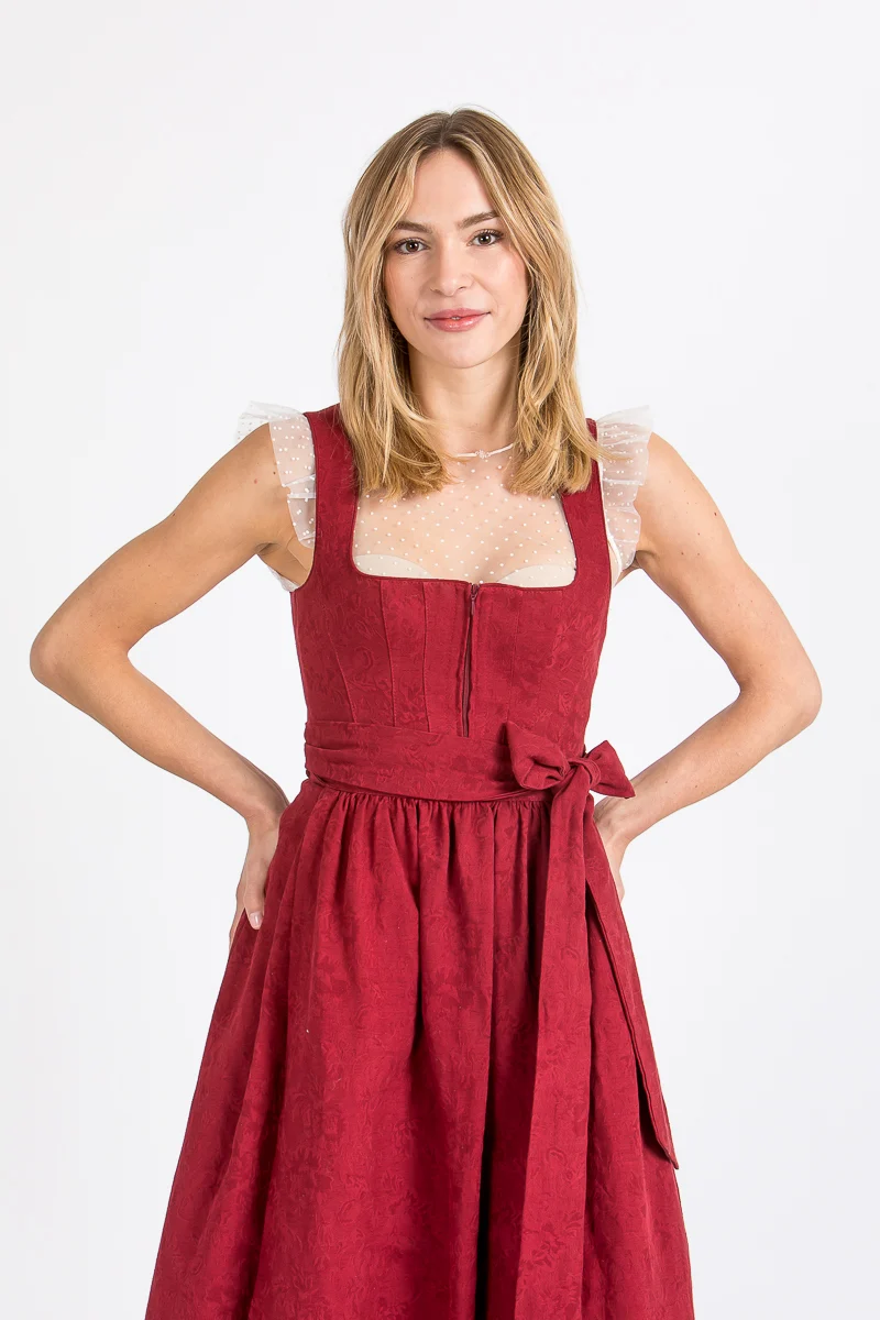Madame Marie Dirndlbluse Cirellia Flügelarm