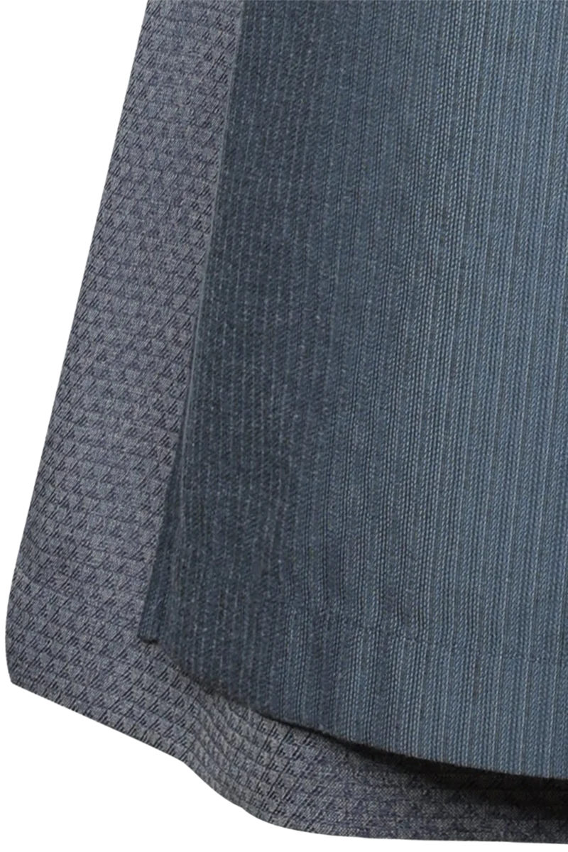 Midi-Dirndl mit Velours und Froschgoscherlrüsche Reichenfels 65cm - midnight denim