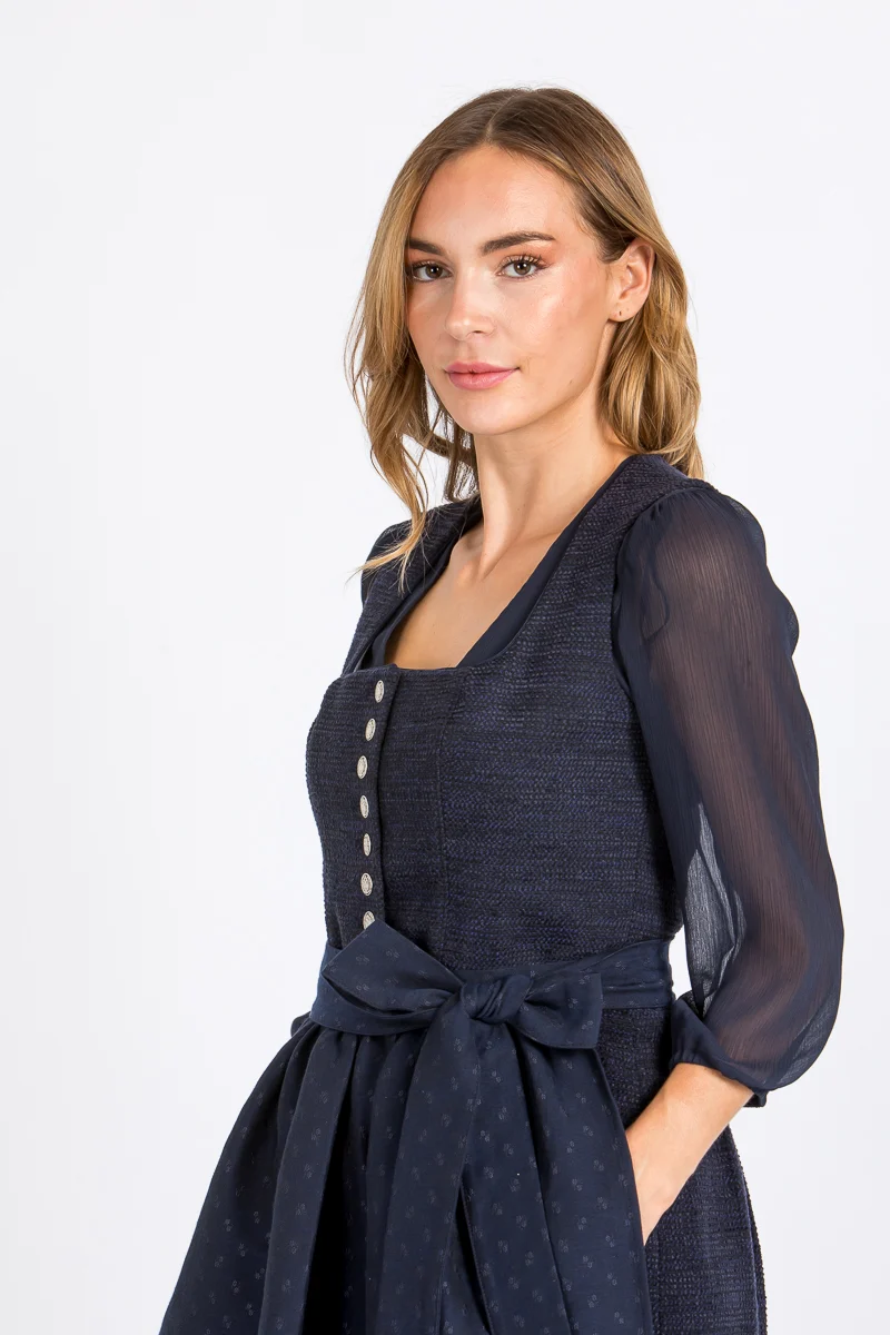 Wenger Dirndlbluse Petra marine