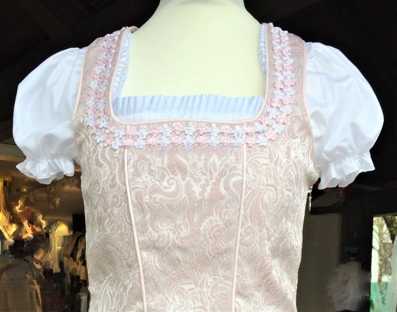 Kinderdirndl Kinga Madl, 2-Teiler, rosa, Mieder und Rock