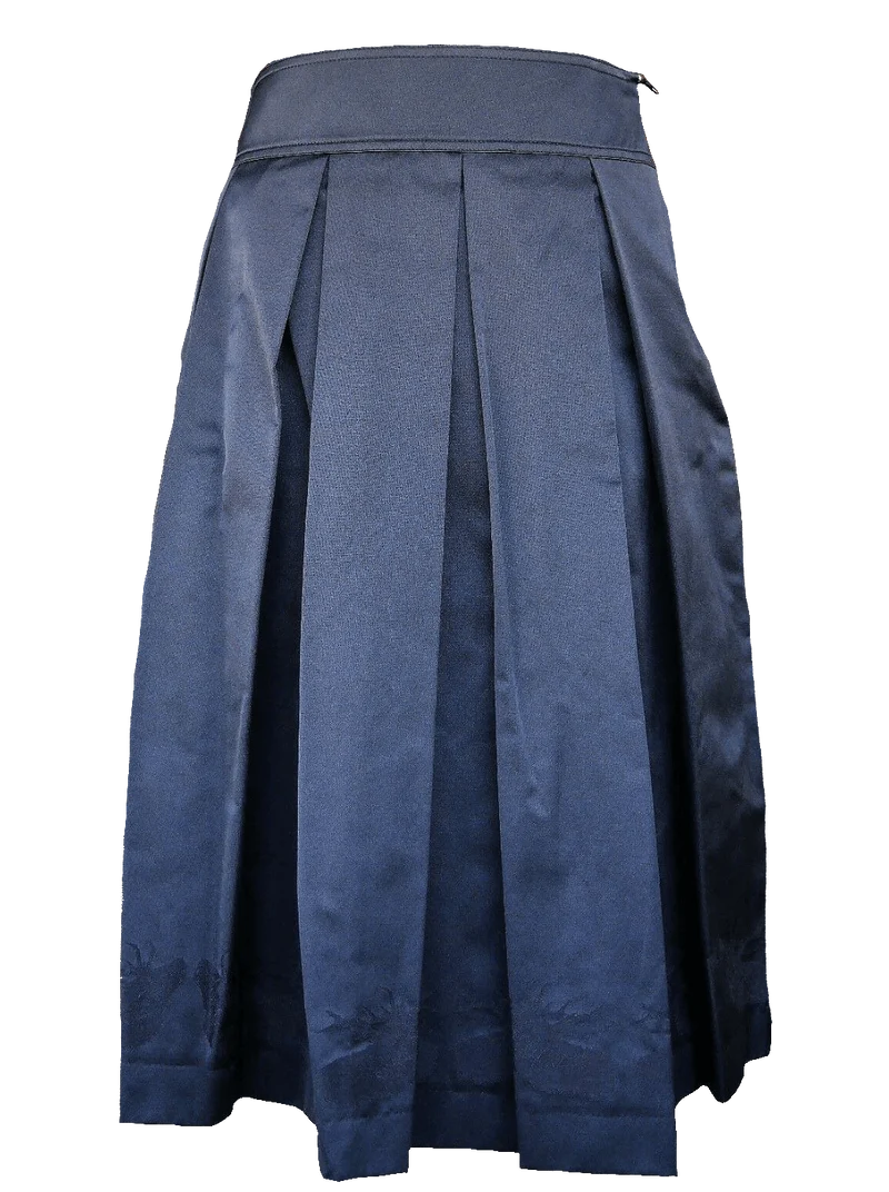 Trachtenrock Wenger, Midi 70 cm, schwarz, Hirsche
