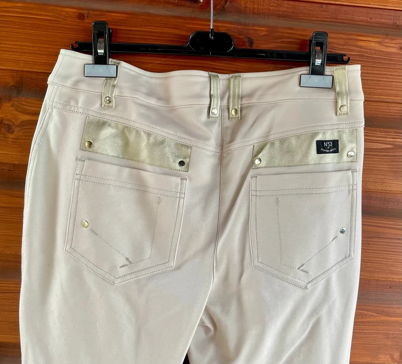 Hose Jerseyhose, Sportalm, Admiral, beige, gold, Gr. 42