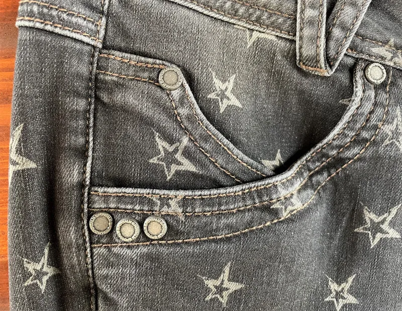 Hose Jeans, Sportalm, Spitfire, Sterne, Gr. 38