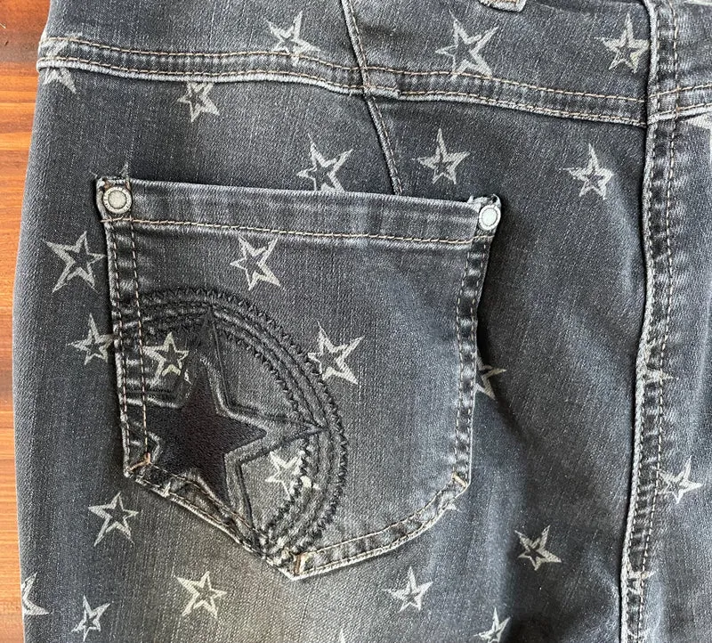 Hose Jeans, Sportalm, Spitfire, Sterne, Gr. 38