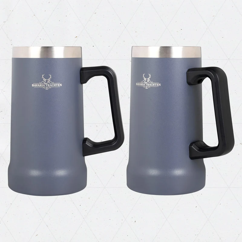 Insulated Stainless Steel Oktoberfest Beer Mug 0.7L