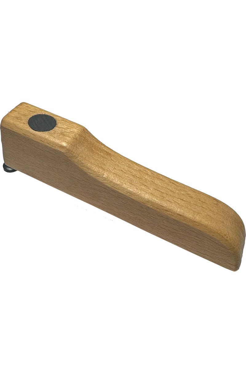 Flaschenöffner Holz mit Spruch und Nagel - bierdurschd