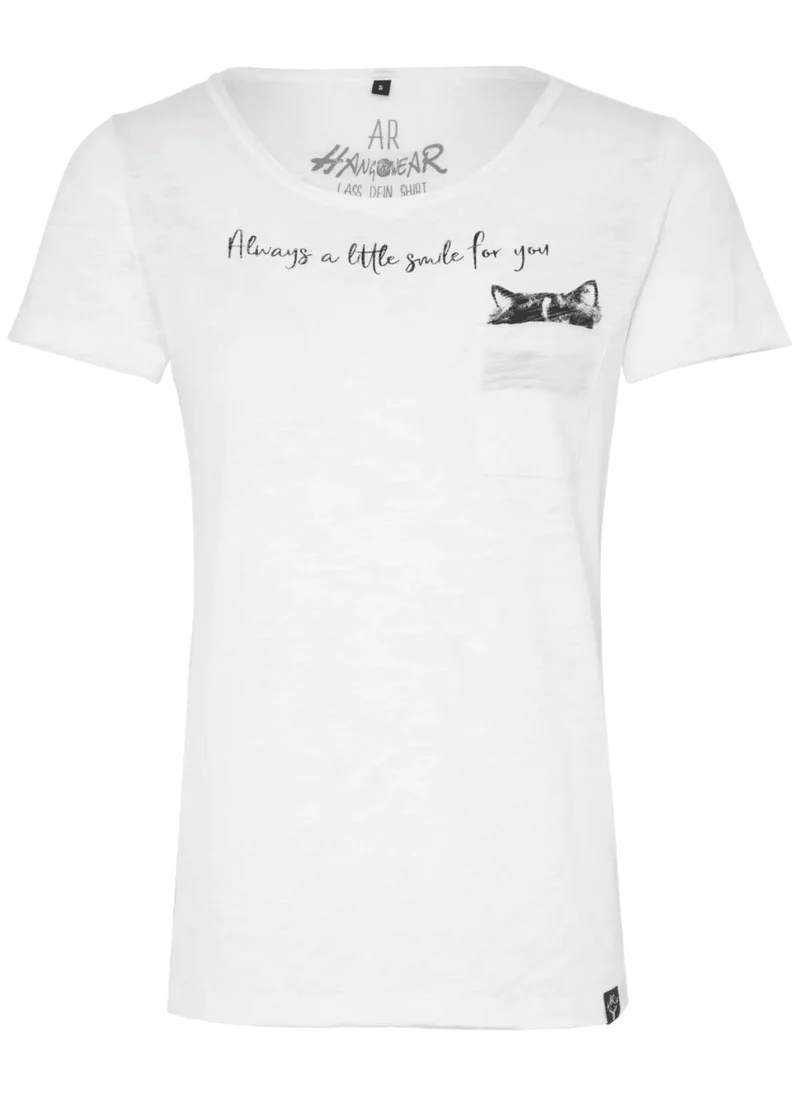 Trachtenshirt, HangOwear, Cat, Katze, weiß, AR