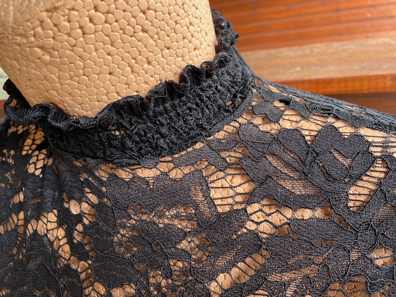 Trachtenbluse, Blusenbody, HangOwear, Filiz schwarz