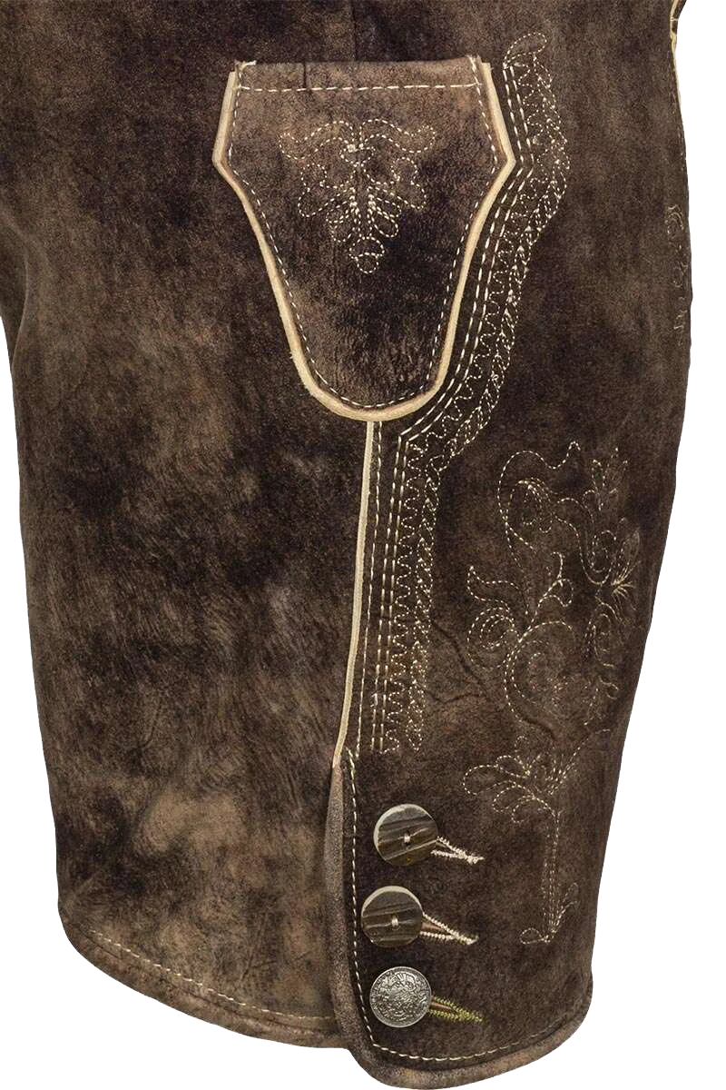 Kurze Herren Trachtenlederhose