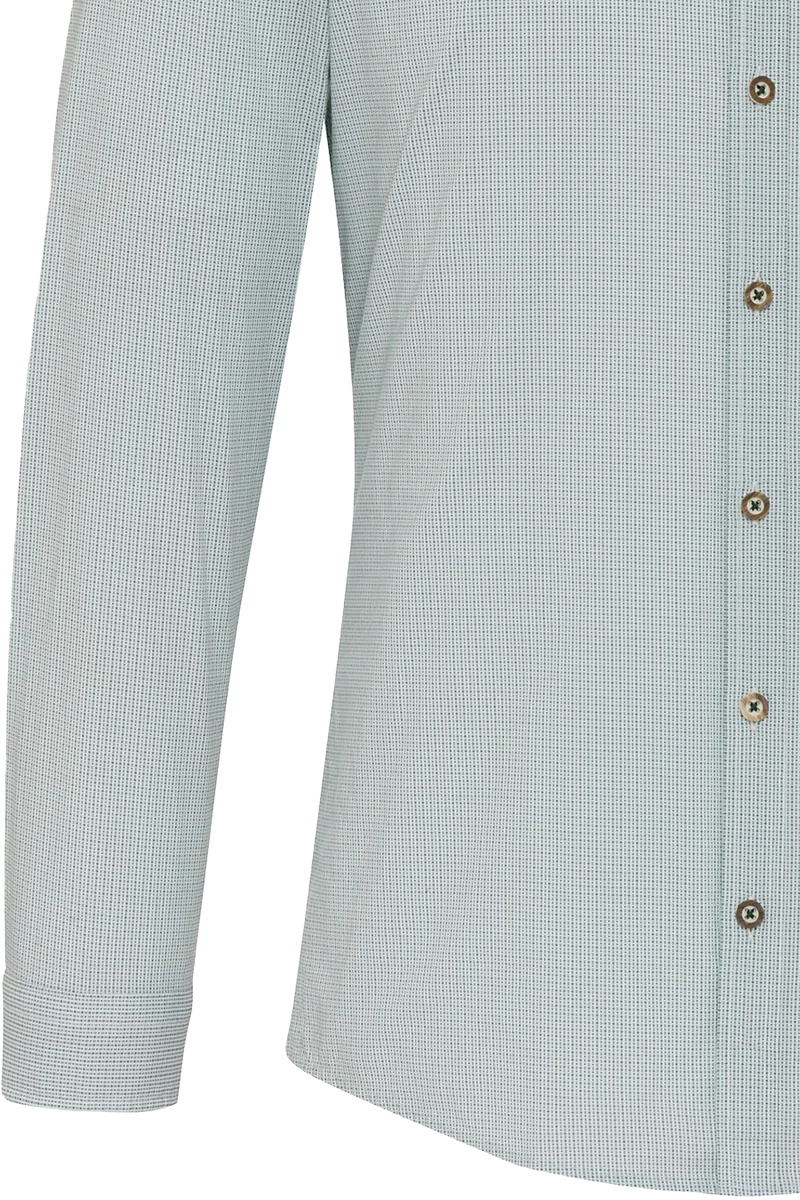 Herren Trachtenhemd gemustert Slim Fit - grün