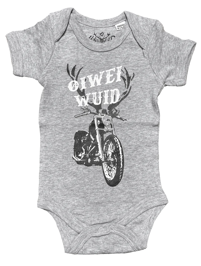 Bua Madl Babybody, HangOwear, grau, Pit, Oiwei Wuid