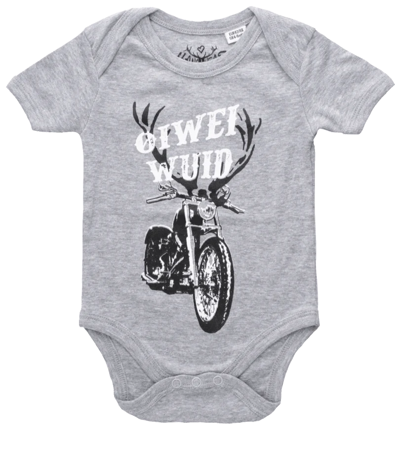 Bua Madl Babybody, HangOwear, grau, Pit, Oiwei Wuid