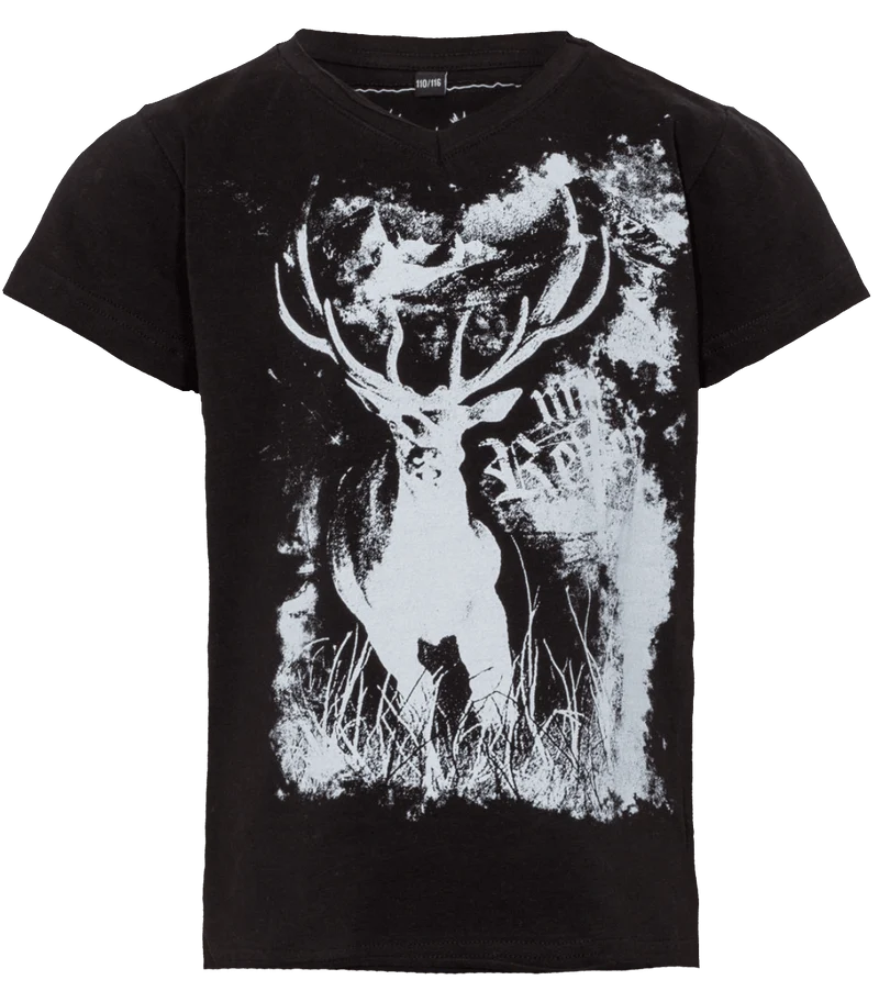 Kinder Buamshirt, HangOwear, Elton, schwarz