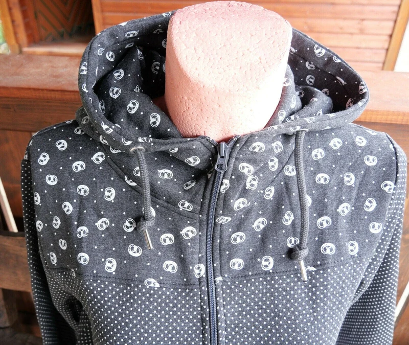 Trachten Jacke, Hangowear, Sweatjacke, Hoodie, Perez, Brezen, Gr. 46/48
