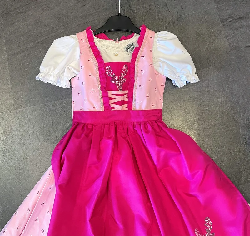 Kinderdirndl Madl, Hammerschmid, pink, rosa
