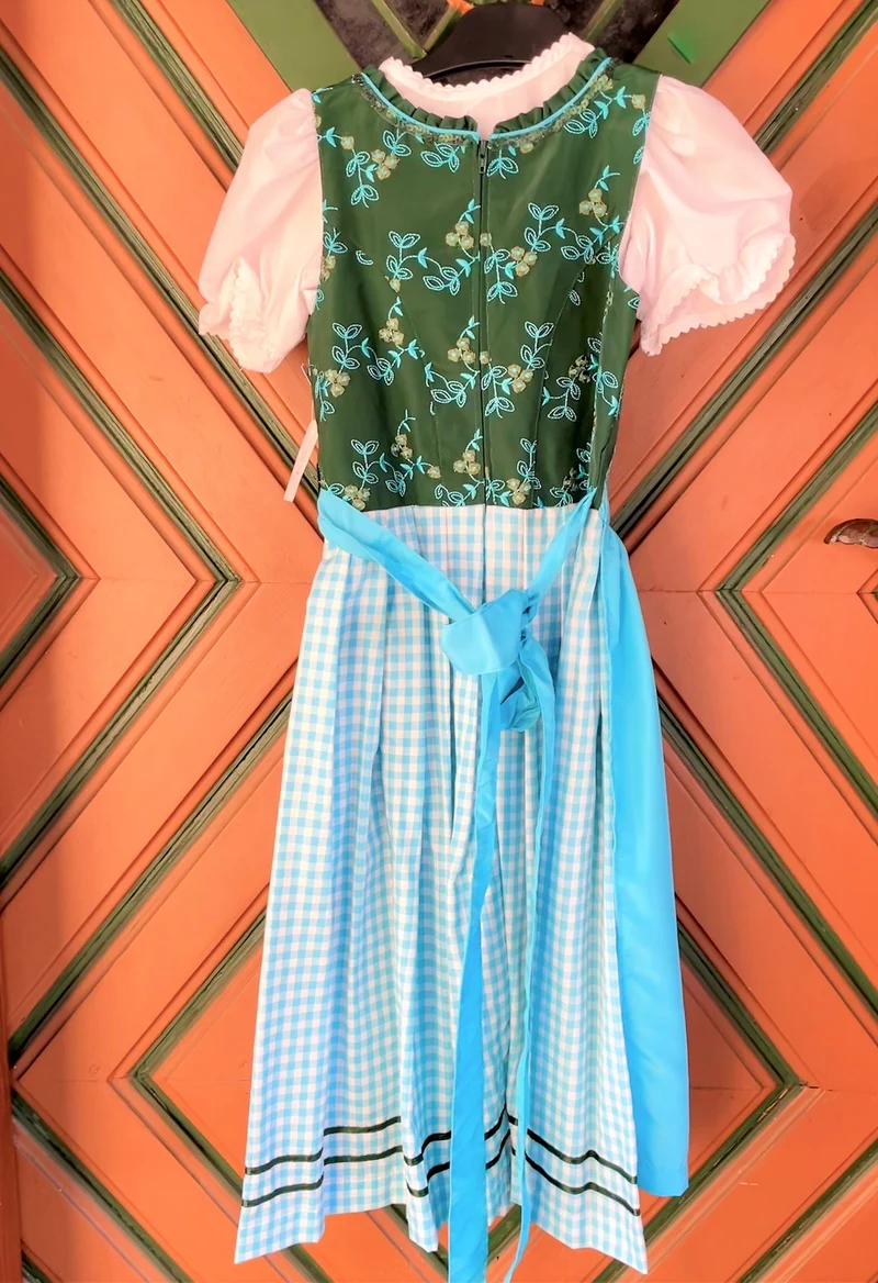 Kinderdirndl Madl, Hammerschmid, dunkelgrün, türkis