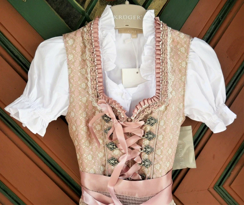 Kinderdirndl Krüger Madl, rosa Maggy