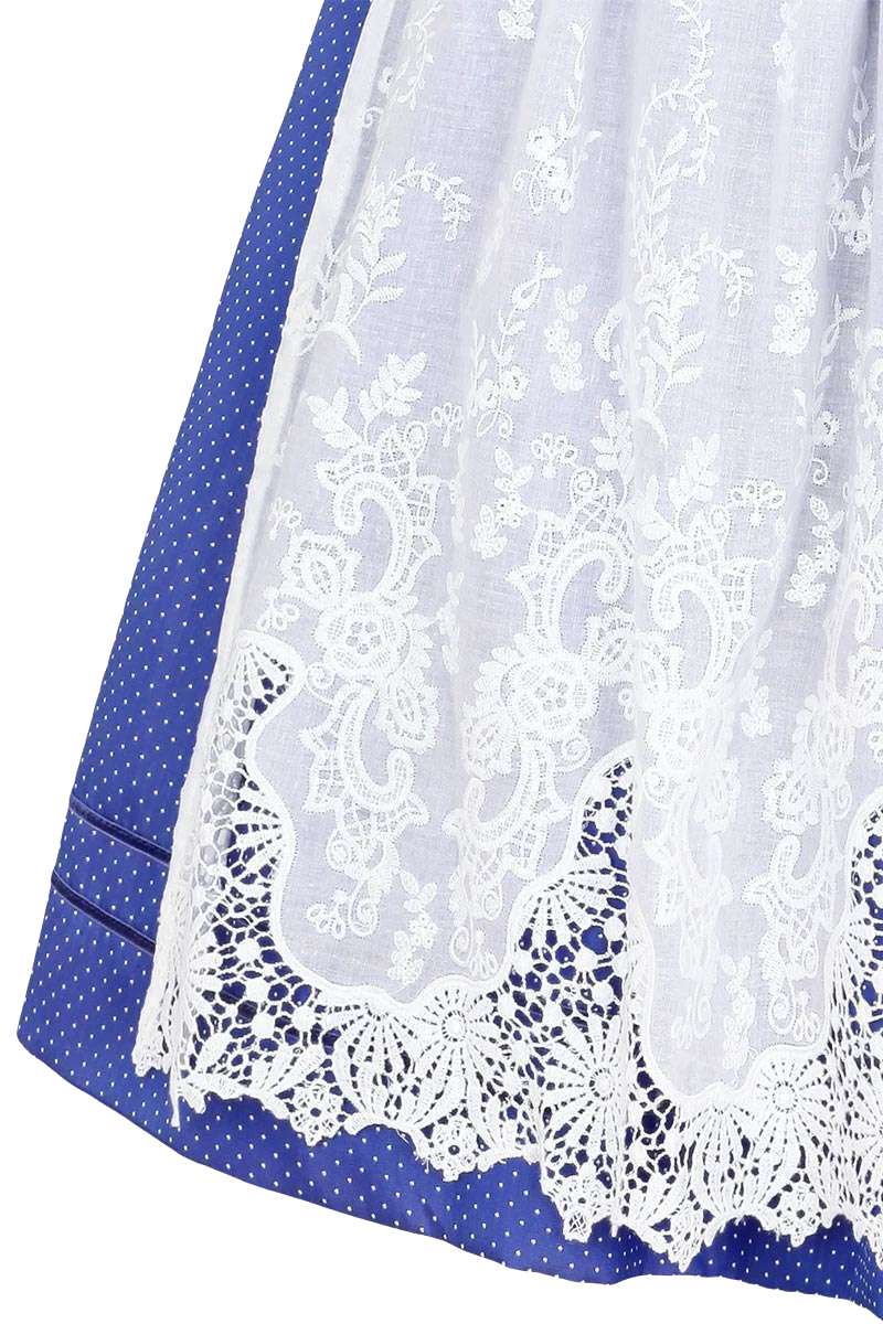 Krüger Madl Mini-Dirndl mit Baumwollspitzen-Schürze
