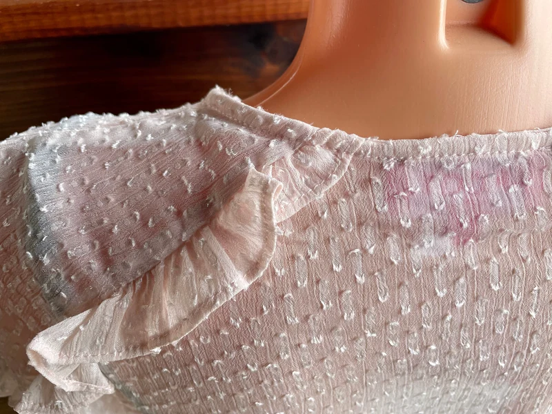 Dirndlbluse Krüger Collection, Darlin, hochgeschlossen, 3/4 Arm, rosa