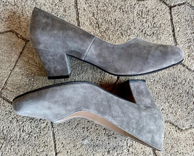 Pumps, Trachtenschuhe, Hirschkogel grau Anthrazit