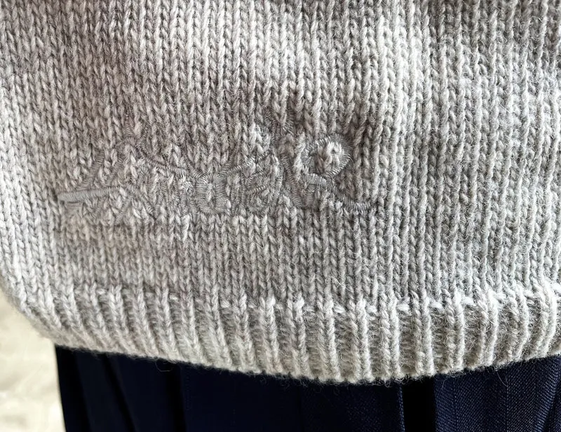 Trachten Jacke, Hangowear, Wilberta, Strickjacke, hellgrau, greige