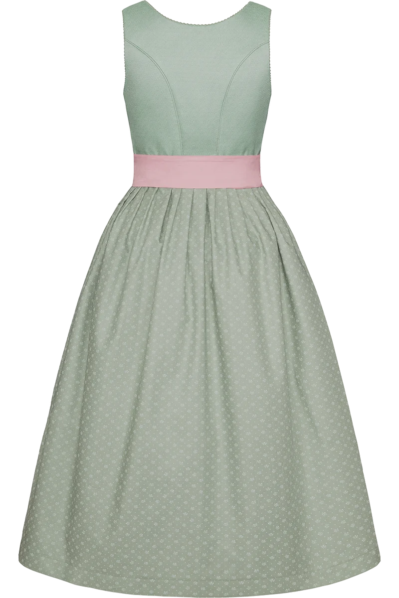 Umstandsdirndl gemustert 80cm - schilf