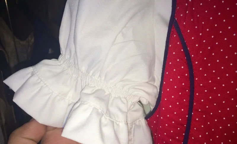 Kinderdirndl Madl, Isar Trachten rot, blau klassisch