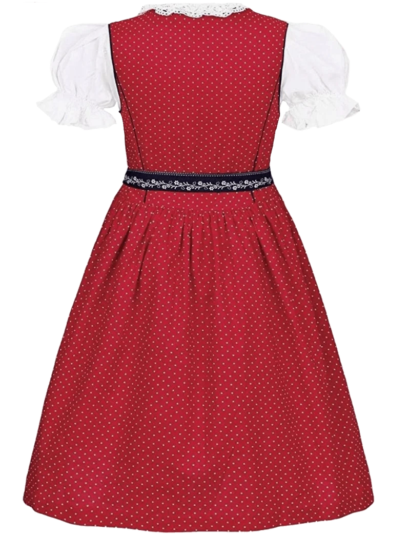 Kinderdirndl Madl, Isar Trachten rot, blau klassisch