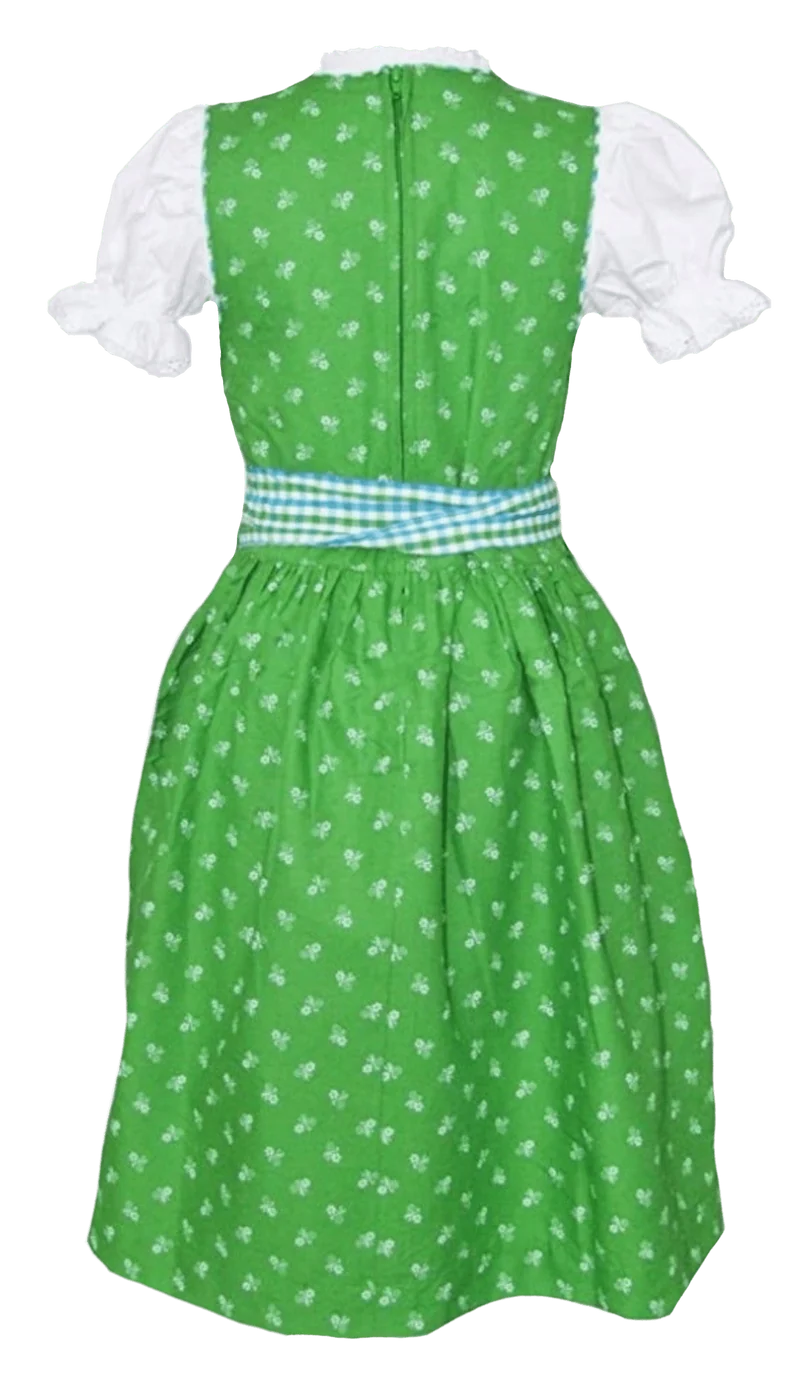 Kinderdirndl Madl, Isar Trachten grün kariert