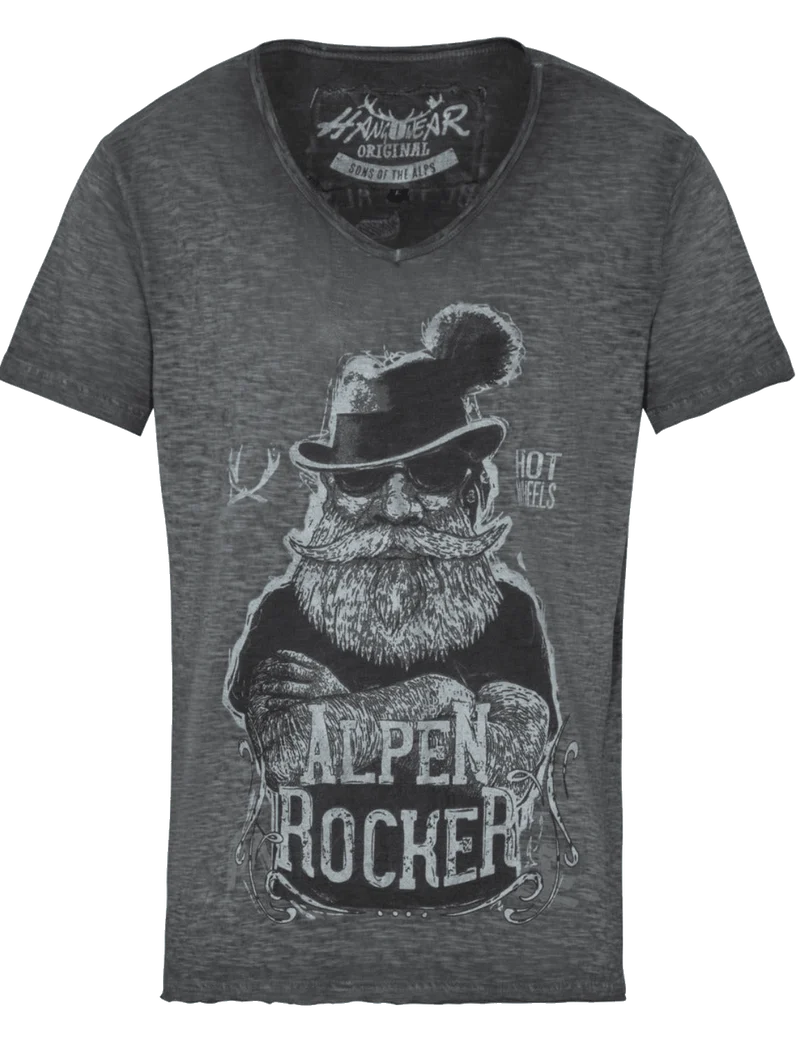 Kinder Buamshirt, HangOwear, Jimmy, grau