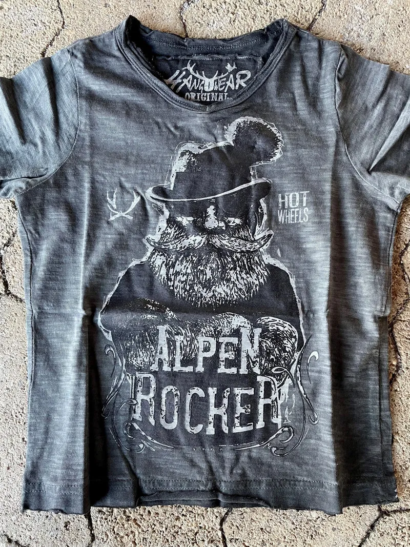 Kinder Buamshirt, HangOwear, Jimmy, grau