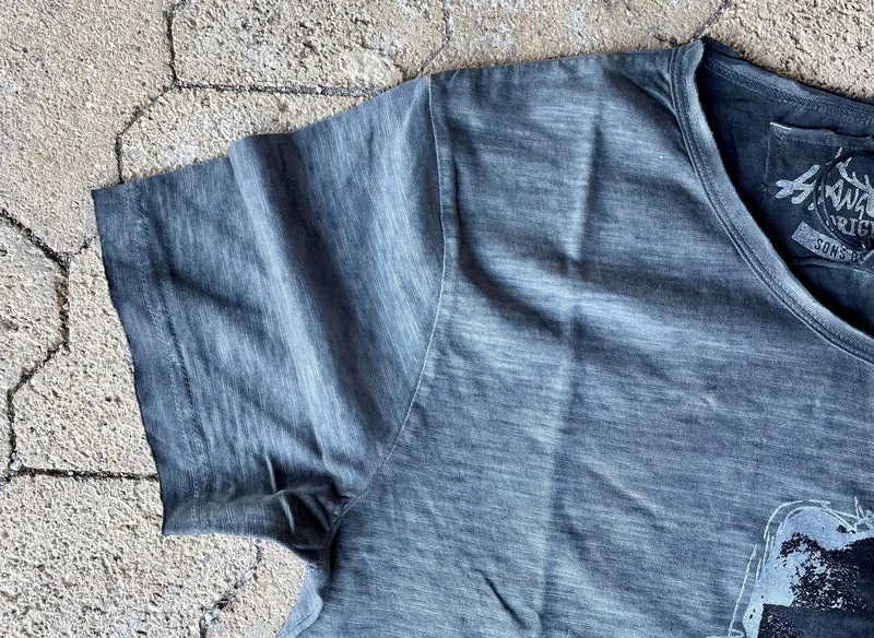 Herrenshirt, Trachten Shirt, HangOwear, Jimmy, grau