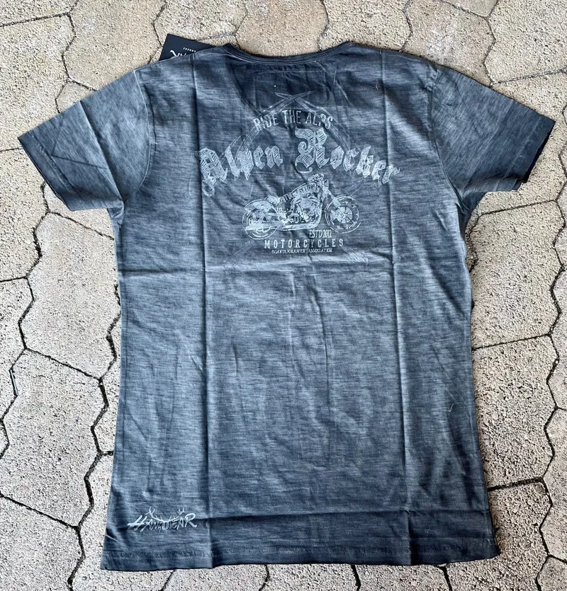 Herrenshirt, Trachten Shirt, HangOwear, Jimmy, grau
