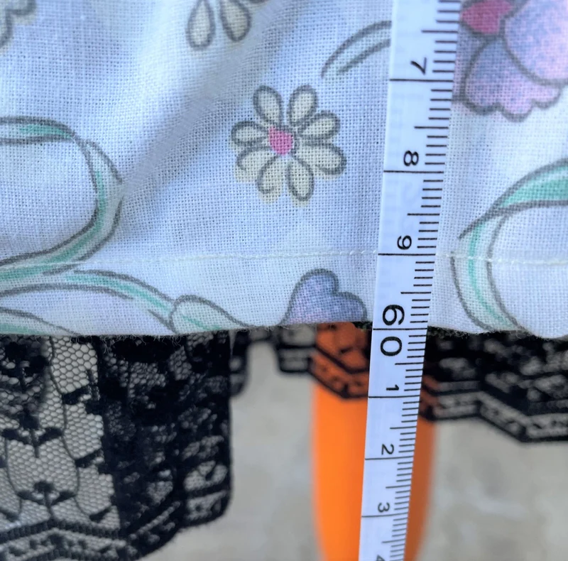 Dirndlschürze, Schürze, weiß, gelb für 65 70 cm, Gr. 2
