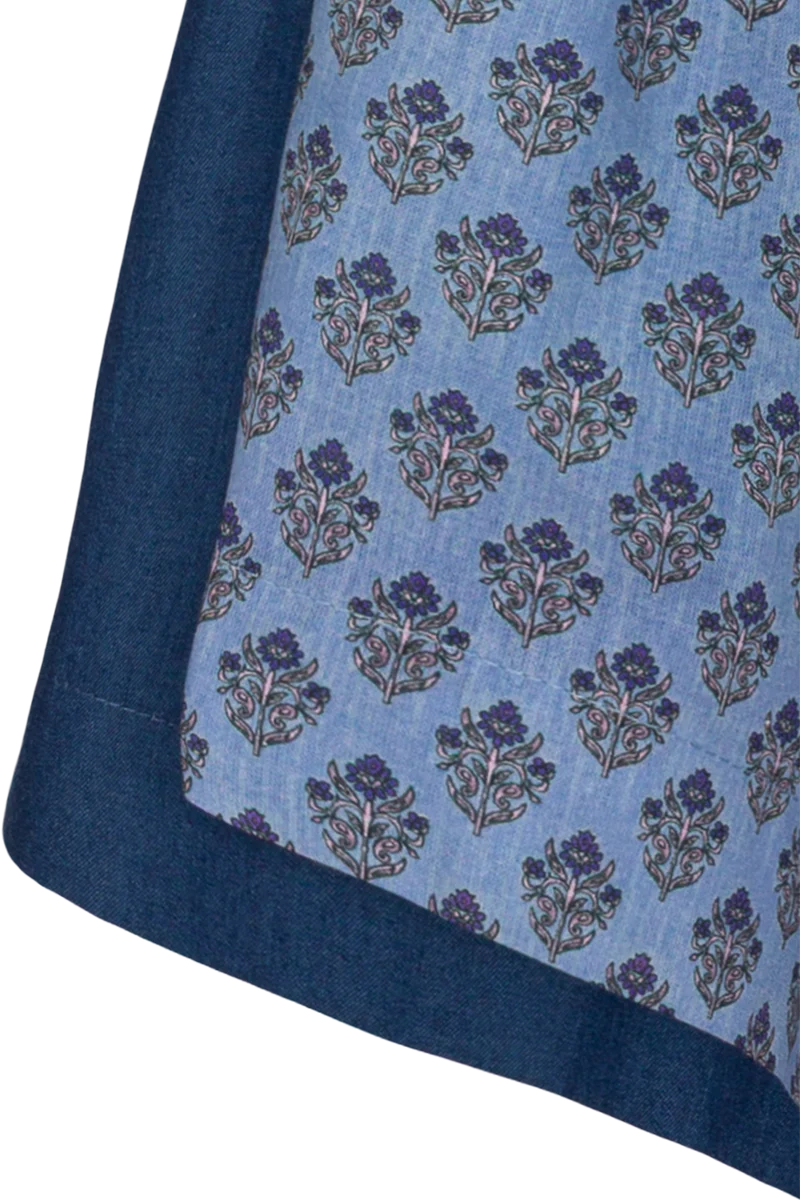 Kinder Baumwolldirndl im Jeanslook - blau