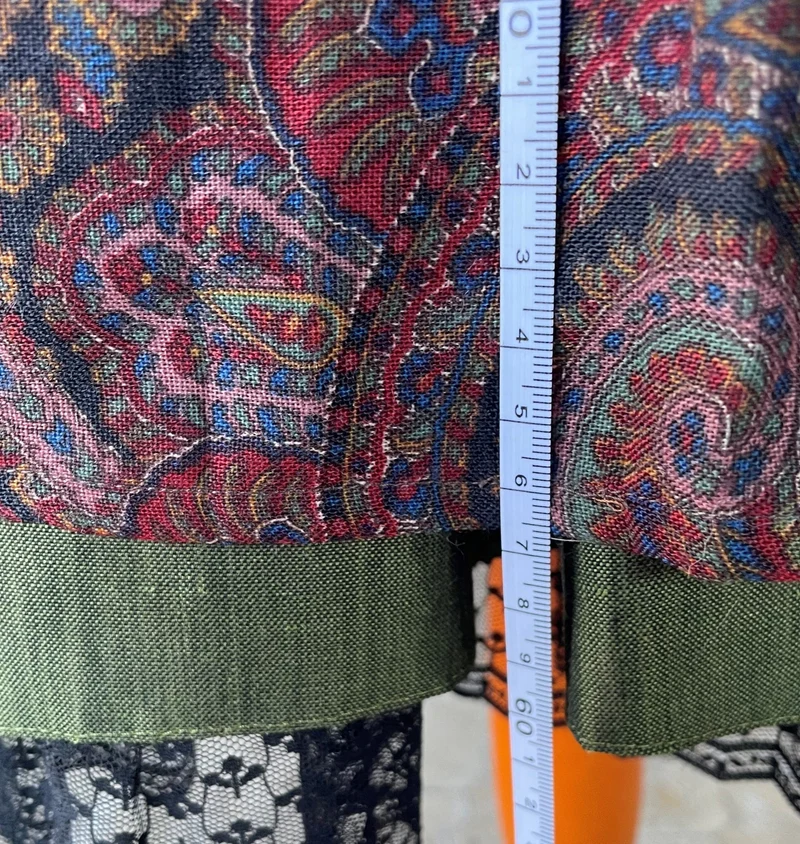 Dirndlschürze, Schürze, Paisley für 60 65 cm, Gr. 2
