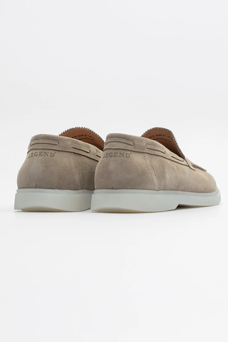 SUEDE LOAFER - BEIGE