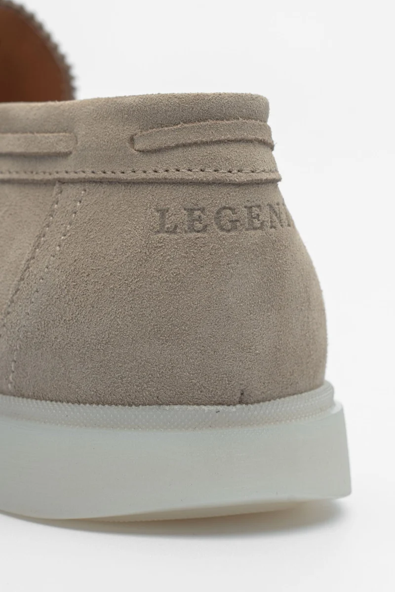 SUEDE LOAFER - BEIGE