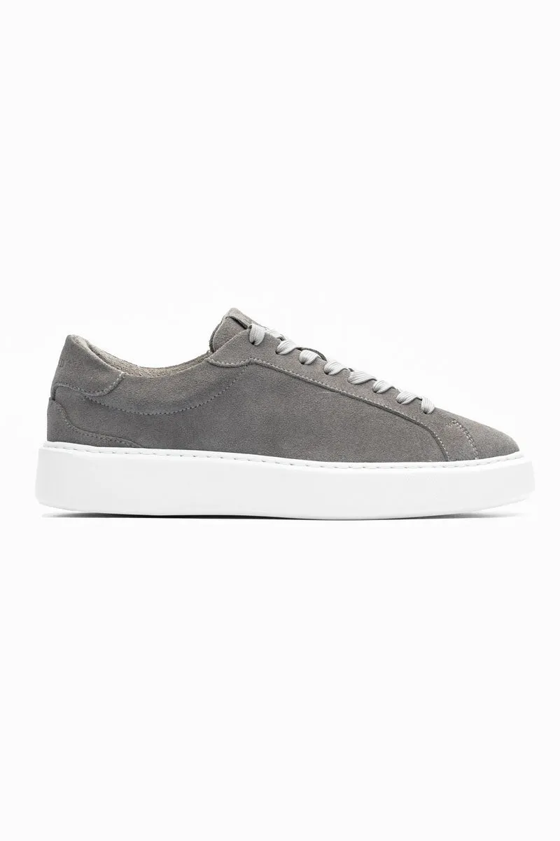 SUEDE TRAINER - DARK GREY