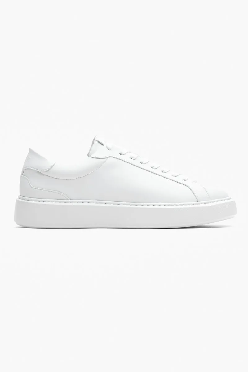 LEATHER TRAINER - WHITE