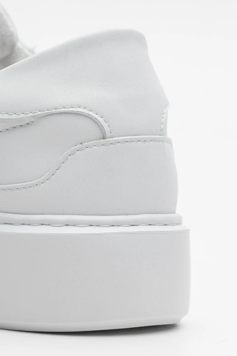LEATHER TRAINER - WHITE