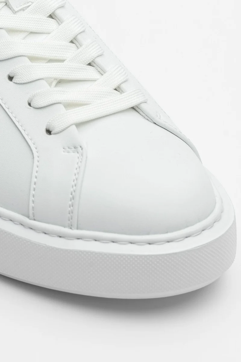 LEATHER TRAINER - WHITE