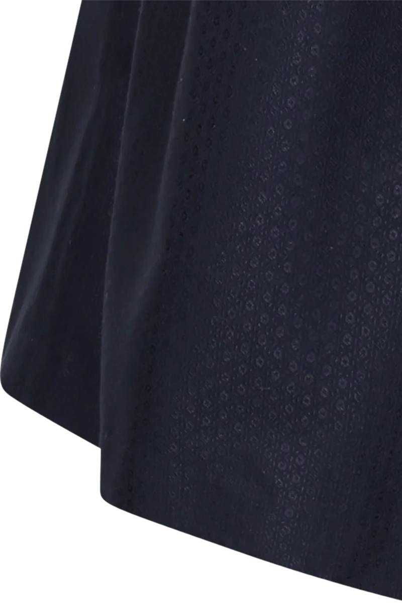Samtdirndl 70cm mit abnehmbaren Flügelärmeln - midnight