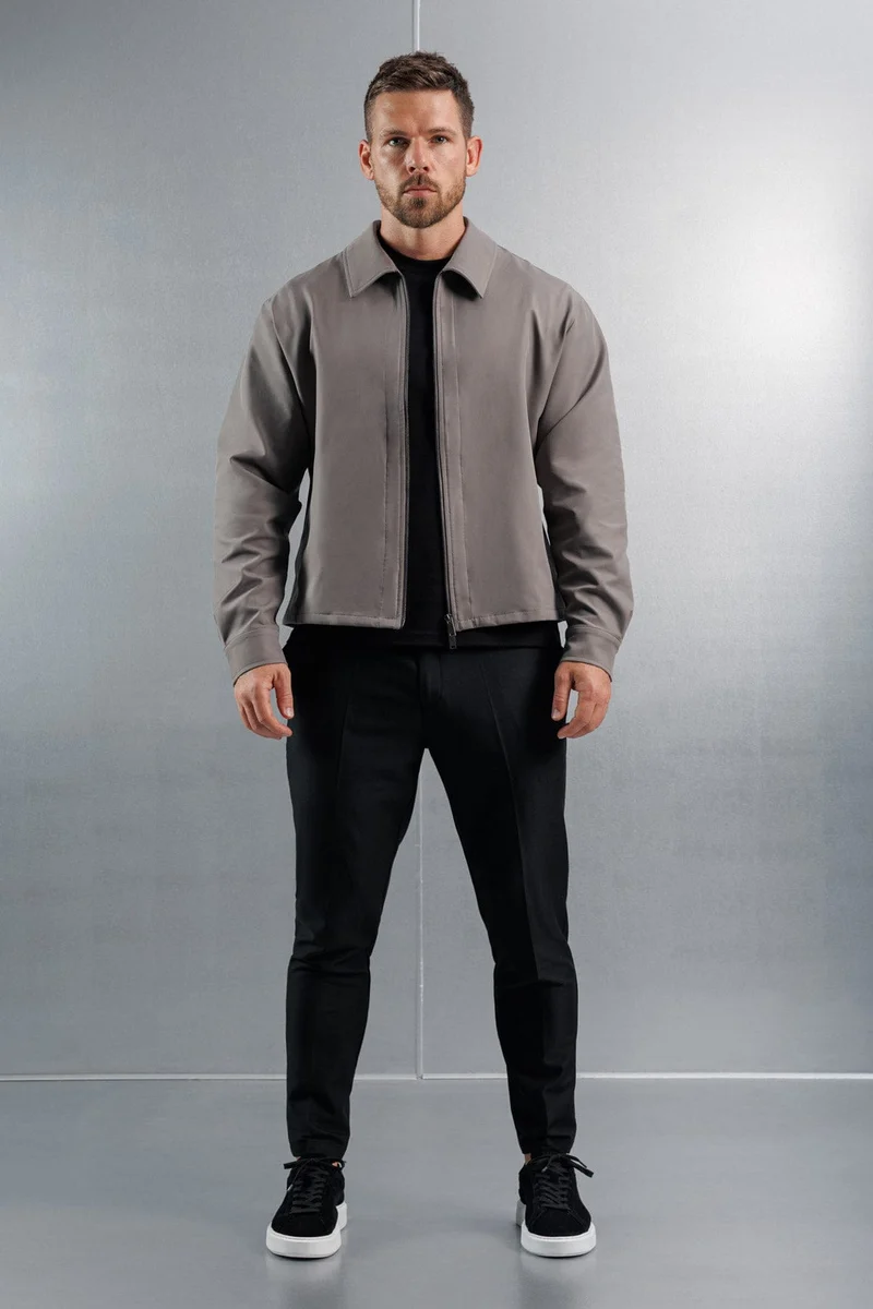 HYBRID JACKET - DARK GREY