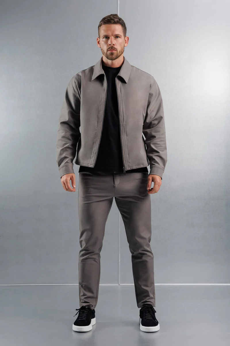 HYBRID JACKET - DARK GREY